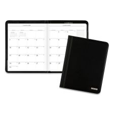 AT-A-GLANCE Executive Monthly Padfolio, 11 x 9, Black Cover, 13-Month: Jan 2026 to Jan 2027