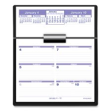 AT-A-GLANCE Flip-A-Week Desk Calendar and Base, 7 x 5.5, White Sheets, 12-Month (Jan to Dec): 2026