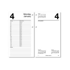 AT-A-GLANCE Large Desk Calendar Refill, 4.5 x 8, White Sheets, 12-Month (Jan to Dec): 2026