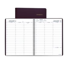 AT-A-GLANCE Weekly Appointment Book, 11 x 8.25, Winestone Cover, 13-Month: Jan 2026 to Jan 2027