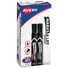 Avery Marks A Lot Marks A Lot Permanent Markers - Large Desk-Style Size