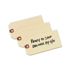 Avery Manila "G" Shipping Tags - 5.20" Length x 2.62" Width - Rectangular - 1000 / Box - Manila