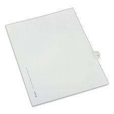 Avery Preprinted Legal Exhibit Side Tab Index Dividers, Allstate Style, 10-Tab, 9, 11 x 8.5, White, 25/Pack