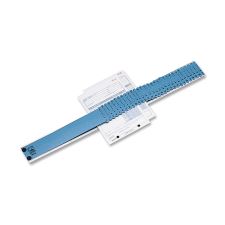 C-Line All-Purpose Plastic Sorter, 2 1/2" x 23 1/2" x 3/4", Blue/Gray