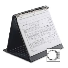 Cardinal 3-Ring Easel 3-Ring Binder, 1" Round Rings, Black