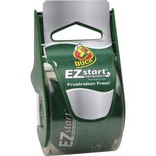 Duck EZ Start Packaging Tape With Dispenser, 1-7/8" x 22.2 Yd., Clear
