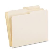 Oxford 1/2-Cut File Folders, Letter Size, Manila, Box Of 100