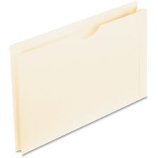 Oxford Reinforced-Top File Jackets, Legal Size, 2" Expansion, Manila, Box Of 50