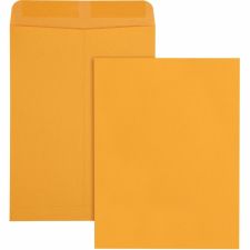 Quality Park Catalog Envelopes, Gummed Closure, 9" x 12", Brown, Box Of 100