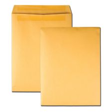 Quality Park Redi-Seal Catalog Envelopes, 10" x 13", Self-Adhesive, Brown Kraft, Box Of 250