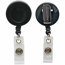 SICURIX Standard ID Badge Reel, Black
