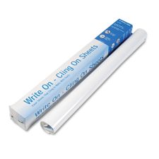 Avery Write-On Cling Sheets, 27" x 34", Plain White Paper, 35 Sheets