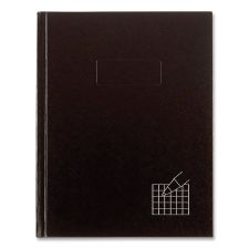 Blueline Professional Quad Notebook, Quadrille Rule (4 sq/in), Black Cover, (96) 9.25 x 7.25 Sheets