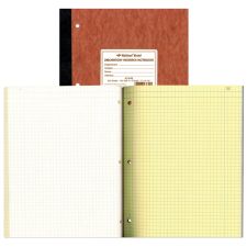 National Brand Laboratory Research Notebooks, 9 1/4" x 11", Quadrille Ruled, 100 Sheets, Brown