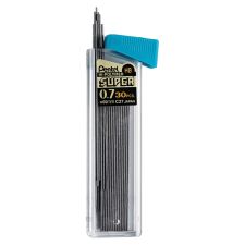 Pentel Premium Hi-Polymer Lead, 0.7 mm, HB, Fine Point, Black