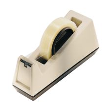 Scotch Desktop Tape Dispenser, 1 Dispenser, 3 in. Core, Beige, Back to School Supplies and College Essentials for Students and Teachers