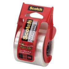 Scotch Strapping Tape With Dispenser, 2" x 10 Yd.