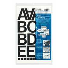 Chartpak Pickett Vinyl Letters And Numbers, 2", Black