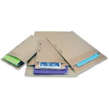 Sealed Air Jiffy Padded Mailer, #4, Paper Padding, Self-Adhesive Closure, 9.5 x 14.5, Natural Kraft, 25/Carton