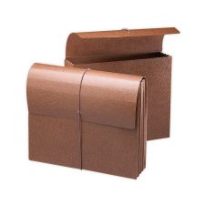 Smead Expanding Wallet, 3 1/2" Expansion, 9 1/2" x 11 3/4", 30% Recycled, Brown