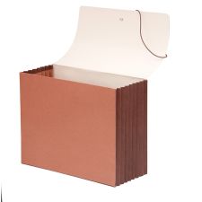 Smead Extra-Wide Super-Tuff Wallet, Letter Size, 7" Expansion, 30% Recycled, Redrope