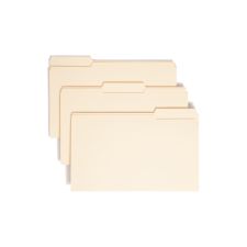 Smead Manila File Folders, Legal Size, 1/3 Cut, Pack Of 100 (15330)