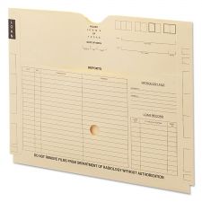 Smead PXR7 X-Ray Jackets with Pockets, Straight Tab, Manila, 100/Box