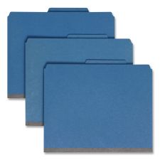 Smead SafeSHIELD 2/5 Tab Cut Letter Recycled Classification Folder