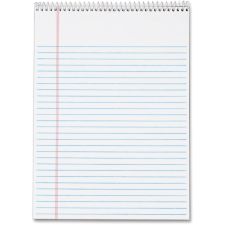 TOPS Docket Wirebound Legal Writing Pads - Letter - 70 Sheets - Wire Bound - 0.34" Ruled - 16 lb Basis Weight - 63633
