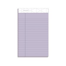 TOPS Prism   Colored Writing Pads, Narrow Rule, 50 Pastel Orchid 5 x 8 Sheets, 12/Pack