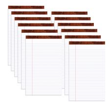 TOPS "The Legal Pad" Ruled Perforated Pads, Wide/Legal Rule, 50 White 8.5 x 14 Sheets, Dozen