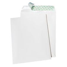 Quality Park Tech-No-Tear Catalog Envelopes, 10" x 13", Self-Adhesive, White, Box Of 100
