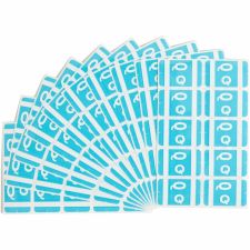 Smead ACCS Alphaz Permanent Color-Coded Label Refill Pack, Q, Light Blue, Pack Of 100