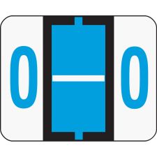 Smead BCCR Bar-Style Permanent Alphabetical Labels, O, Blue, Roll Of 500