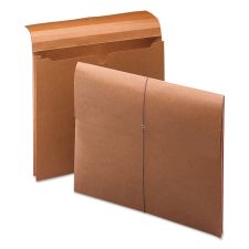 Smead Expanding Wallet with Elastic Cord, 2" Expansion, 1 Section, Elastic Cord Closure, Letter Size, Redrope