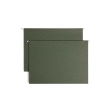 Smead Premium Box-Bottom Hanging File Folders, 3" Expansion, Legal Size, Standard Green, Box Of 25 Folders