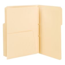 Smead Self-Stick Folder Dividers With Pockets, Letter Size, Pack Of 25