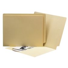 Smead Shelf-Master End-Tab Folders, 9 1/2" x 15 1/4", Manila, Box Of 100