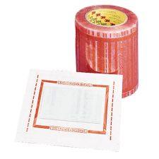 3M Pouch Tape - Packing List - 5" Width x 6" Length - Self-sealing - Polypropylene - 500 / Roll - Clear