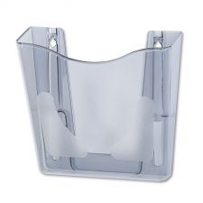 deflecto Euro-Style DocuPocket Portrait Wall File, A4/Legal/Letter/Magazines/Portfolio Size, 10.25" x 4" x 10", Smoke