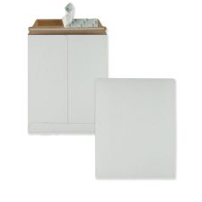 Quality Park Redi-Strip 9" x 11 1/2" Photo/Document Mailers, Self-Adhesive, White, Box Of 25