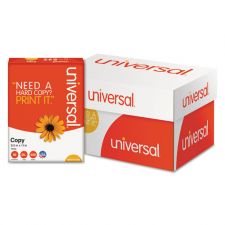 Universal Copy Paper, 92 Bright, 20 lb Bond Weight, 8.5 x 11, White, 500 Sheets/Ream, 10 Reams/Carton