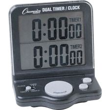 Champion Sport Dual-Display Timer, Black
