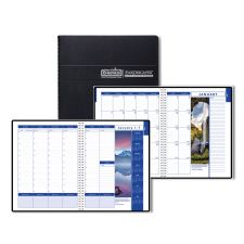 House of Doolittle Earthscapes Recycled Weekly/Monthly Appointment Book, Landscape Photos, 11 x 8.5, Black Soft Cover, 12-Month (Jan-Dec): 2026