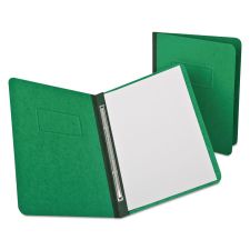 Oxford Heavyweight PressGuard and Pressboard Report Cover w/Reinforced Side Hinge, 2-Prong Fastener, 3" Cap, 8.5 x 11, Light Green