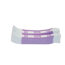 PAP-R Currency Straps, Violet, $2,000, Pack Of 1,000