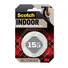 Scotch Permanent Mounting Tape, 3/4" x 1368"