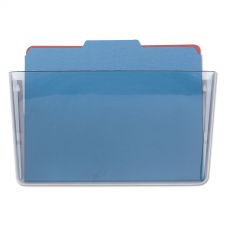 Universal Wall Files, Letter Size, 13" x 4" x 7", Clear