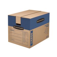 Bankers Box SmoothMove Prime Moving & Boxes, 18" x 18" x 24", Kraft, Case Of 6