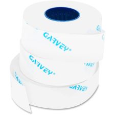 Garvey One-Line Pricemarker Labels, 0.44 x 0.81, White, 1,200/Roll, 3 Rolls/Box